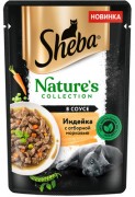 ШЕБА пауч для кошек NATURE'S COLLECTION с Индейкой и морковью