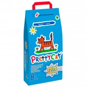 ПРЕТТИ КЭТ PRETTY CAT Наполнитель для кошачьего туалета впитывающий Naturel/ 8 л