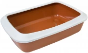 САВИК Туалет кошачий LITTER TRAY IRIZ с бортом 50 см Бронзовый