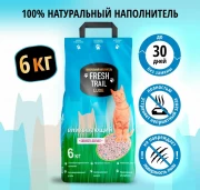 FRESH TRAIL Люкс Наполнитель для кошачьего туалета впитывающий 6 кг