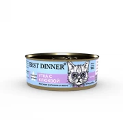 БЕСТ ДИННЕР BEST DINNER Exclusive Vet Profi Urinary консервы для стерилизованных кошек Утка с клюквой в желе 100 гр