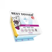 БЕСТ ДИННЕР BEST DINNER Exclusive Vet Profi Urinary консервы для кошек паштет с ягненком 100г