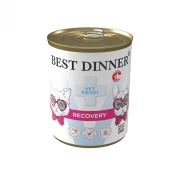 БЕСТ ДИННЕР BEST DINNER Vet Profi Recovery консервы для кошек и собак при выздоровлении 340г