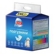 КЛИНИ CLINY Подгузники для животных XXS 1-2,5 кг 12 шт