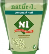  № 1 NATUREL ЗЕЛЕНЫЙ ЧАЙ Наполнитель для кошачьего туалета комкующийся 4,5 л